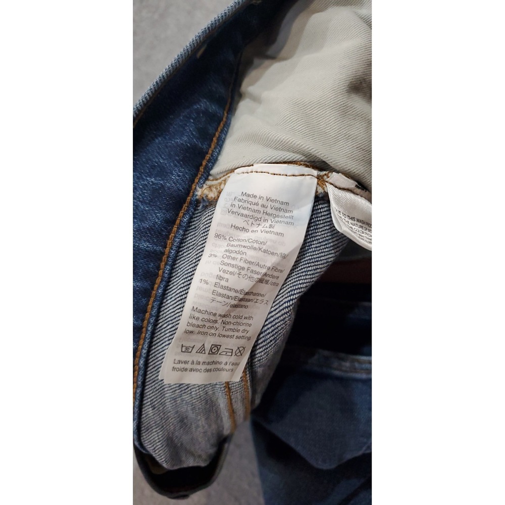 Madewell Jeans Mens 38 Slim Fit Straight Leg Stretch Blue Denim - Picture 9 of 10
